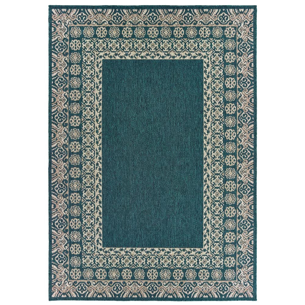 Latitude Outdoor Rugs 1503B - Waterproof & UV Resistant Patio Rug for Deck, Poolside, and Backyard - Perfect for Outdoor Living Spaces
