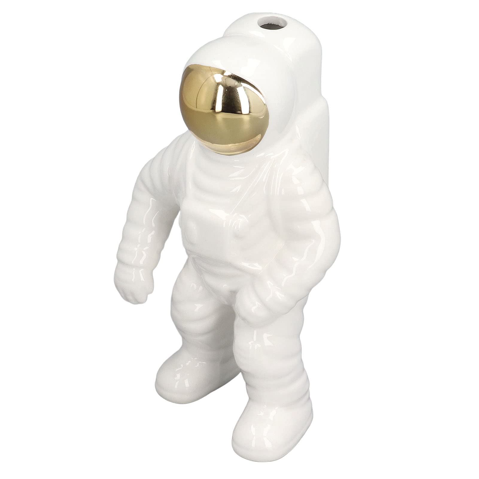 Astronaut Vase Decor - 8.1x3.5 Inch Spaceman Sculpture for Home & Office | Unique Gift for Space Enthusiasts | Perfect for Bedroom, Living Room & Bookshelf Decor