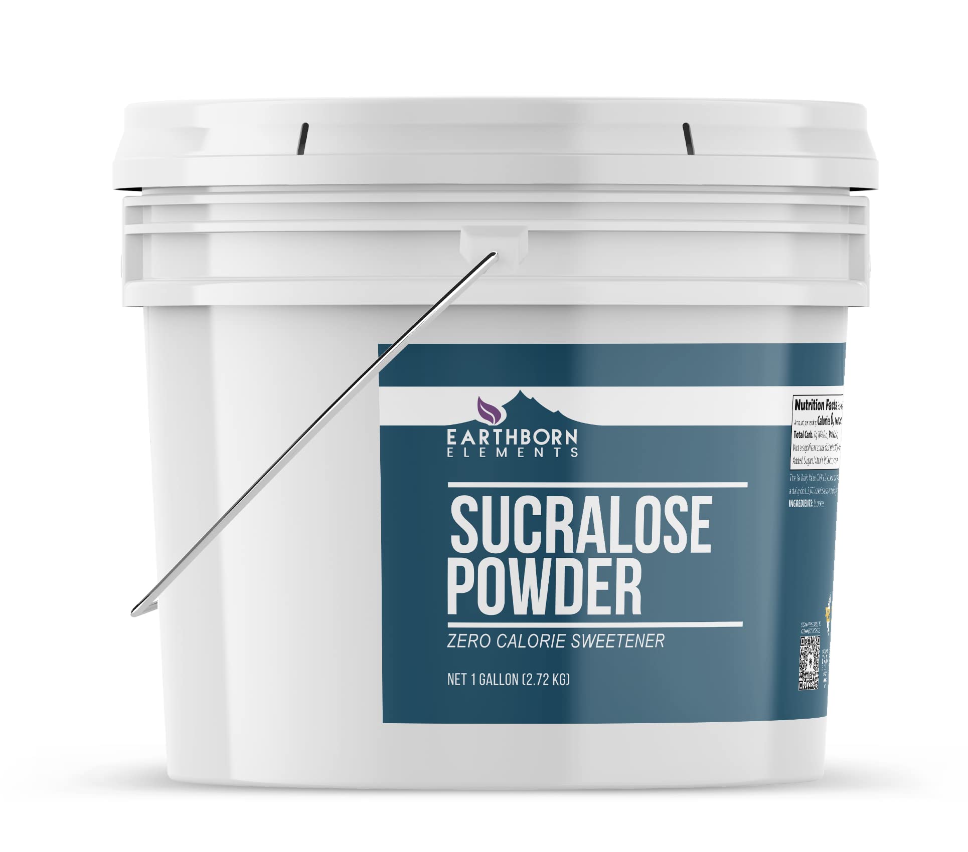 **Earthborn Elements Sucralose Powder 1 Gallon - Zero Calorie Sugar Substitute for Cooking, Baking & Beverages - Keto, Diabetic & Low-Carb Sweetener for Coffee, Tea & Desserts**