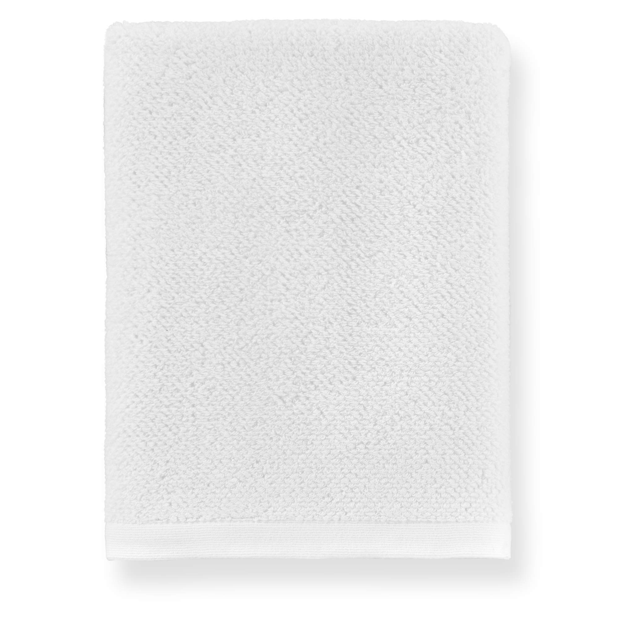 Peacock Alley Jubilee Bath Towels - Premium 100% Long Staple Cotton Textured Bath Towels (600 GSM) - Soft Absorbent White Bath Sheet for Spa, Hotel & Luxury Home Use