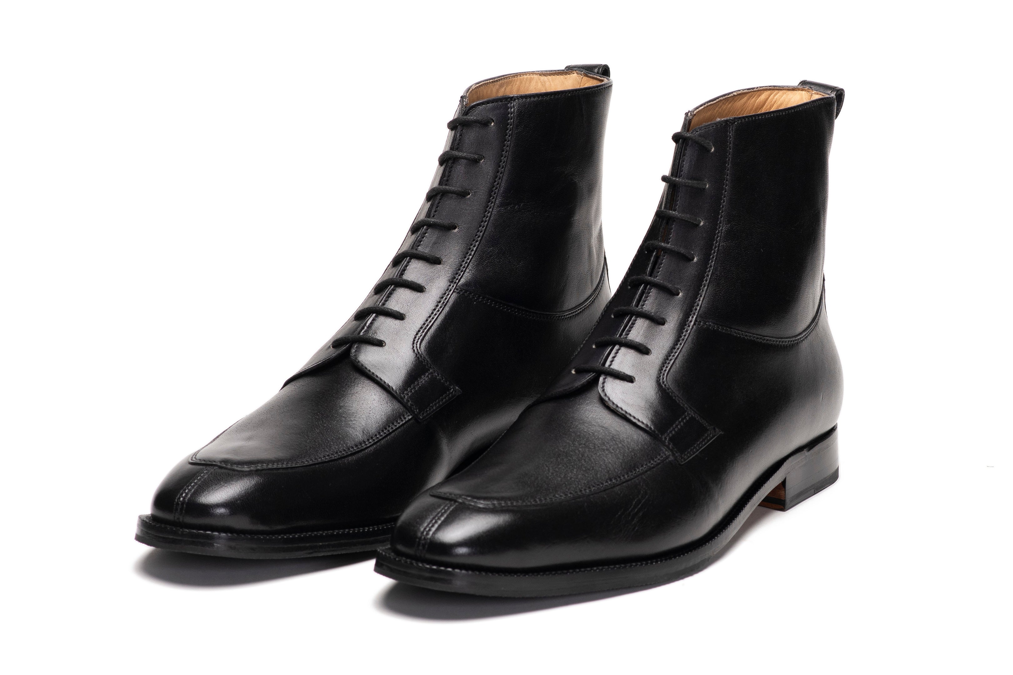 Stylish Black Derby Boots for Women - Comfortable & Durable Apron Derby Boots for Work, Casual Wear & Outdoor Activities