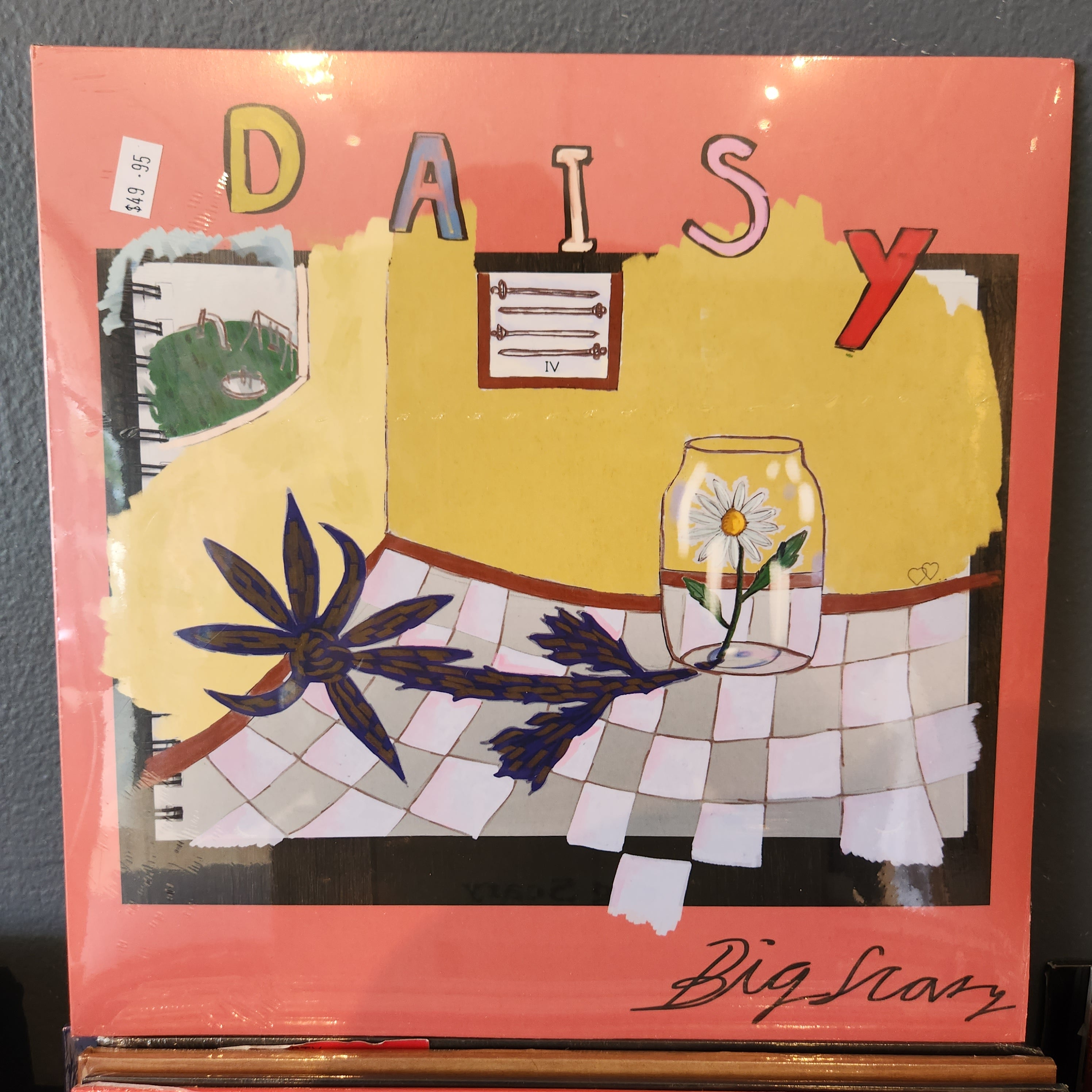 Big Scary Daisy Color Vinyl LP Record - Limited Edition Collectible Music Album for Vinyl Enthusiasts & Home Decor