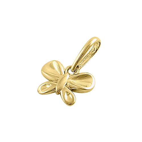 14K Yellow Gold Tiny Butterfly Pendant Necklace - Dainty & Elegant Jewelry Gift for Women - Perfect for Everyday Wear, Special Occasions & Gifting