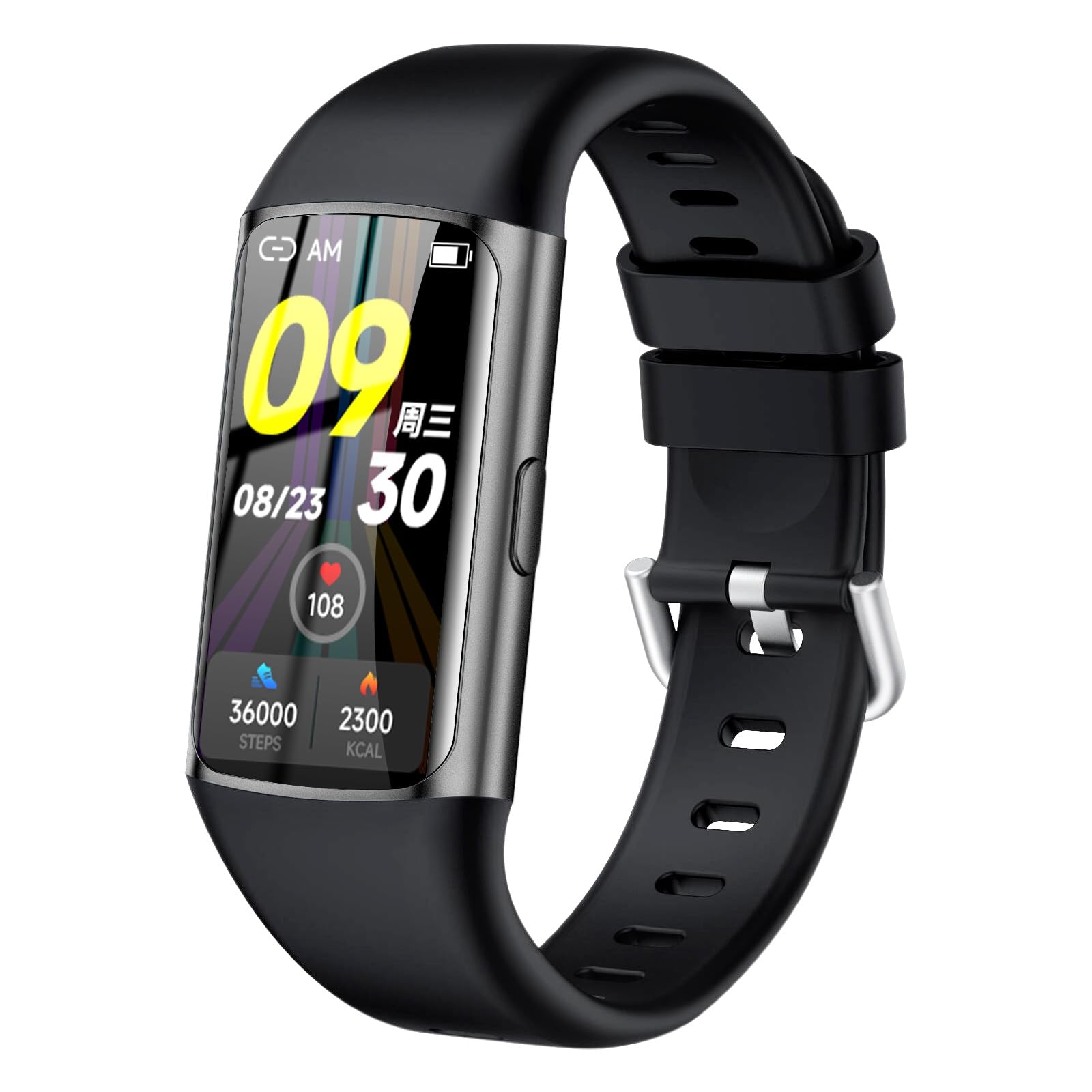 Tipmant Fitness Trackers - IP68 Waterproof Smart Watch with Heart Rate Monitor, Step Counter, Calorie Tracker & Sleep Monitor for Women, Men & Kids | Perfect for Running, Swimming & Daily Activity Tracking