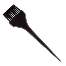 Professional Hair Dye Brush & Mehandi Brush Set - 3 Piece Salon & Home Hair Coloring Kit for Men & Women (Black) - Perfect for DIY Hair Coloring, Henna Tattoos & Salon Styling