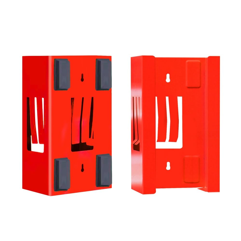 Chris.W 2 Pack Magnetic Glove & Tissue Dispenser Holder - Wall Mount Glove Box Organizer for Kitchen, Garage, Workshop & Office - Strong Magnetic Storage Solution for Gloves & Tissues