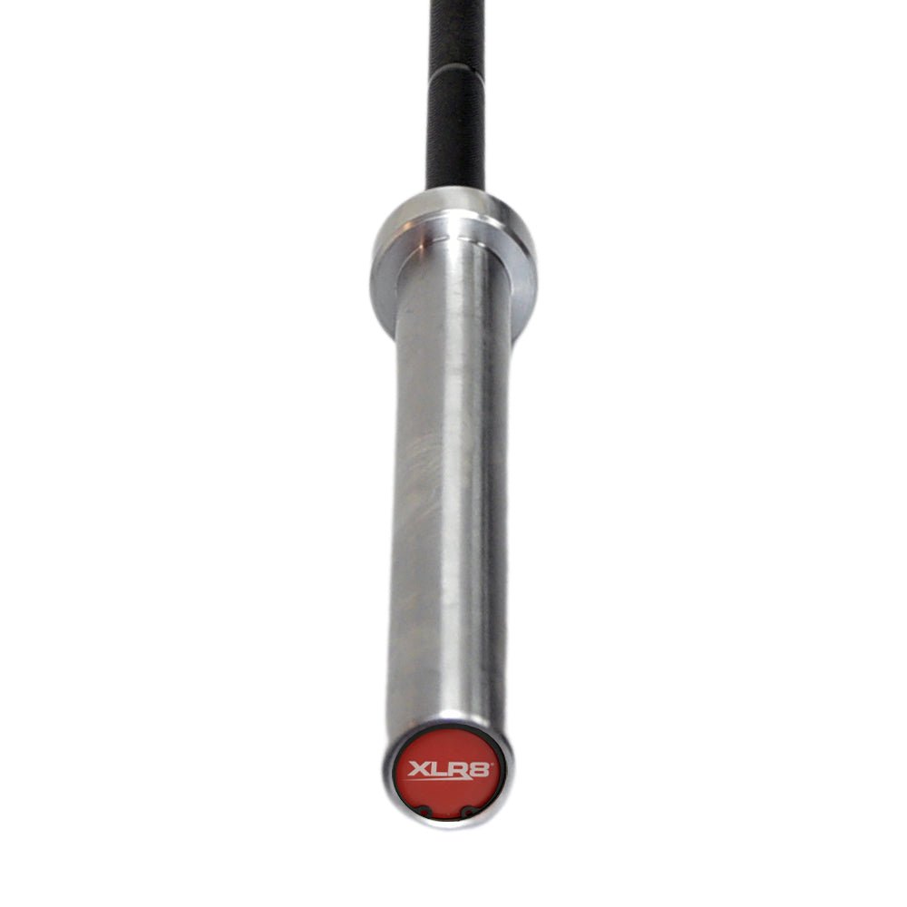XLR8 Elite Black Olympic Barbell - 45LB Olympic Weightlifting Bar for CrossFit, Powerlifting & Home Gym - Perfect for Strength Training & Competition Lifting