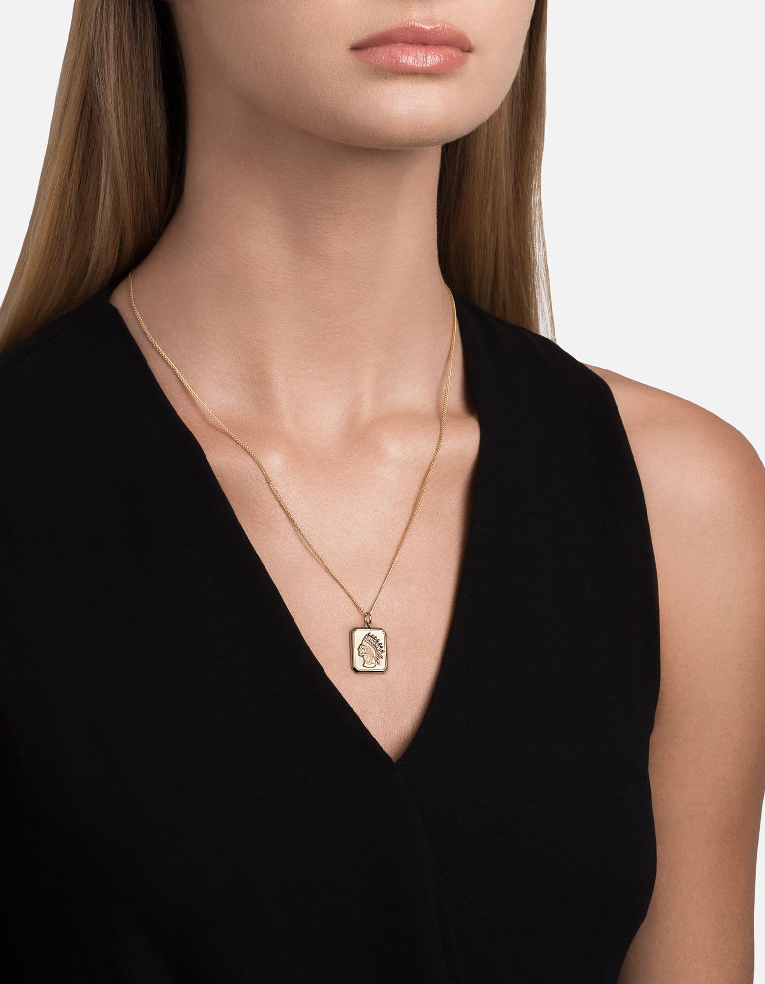 Hiawatha Gold Vermeil Sapphire Necklace - Elegant Jewelry for Women, Perfect for Weddings, Parties & Special Occasions