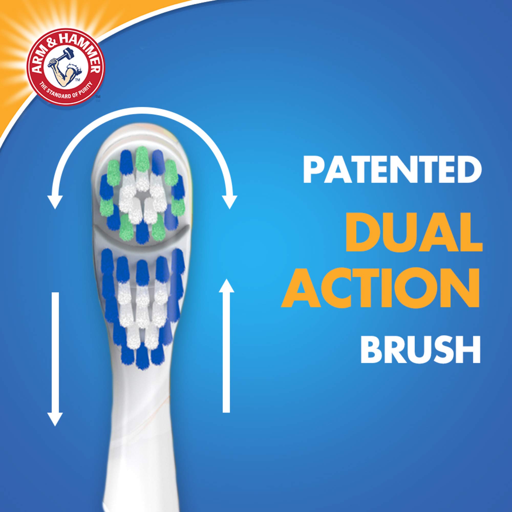 Spinbrush PRO+ Extra White Battery-Powered Toothbrush - Removes 100% More Plaque with Soft Bristles - Includes Batteries - Perfect for Travel & Daily Oral Care
