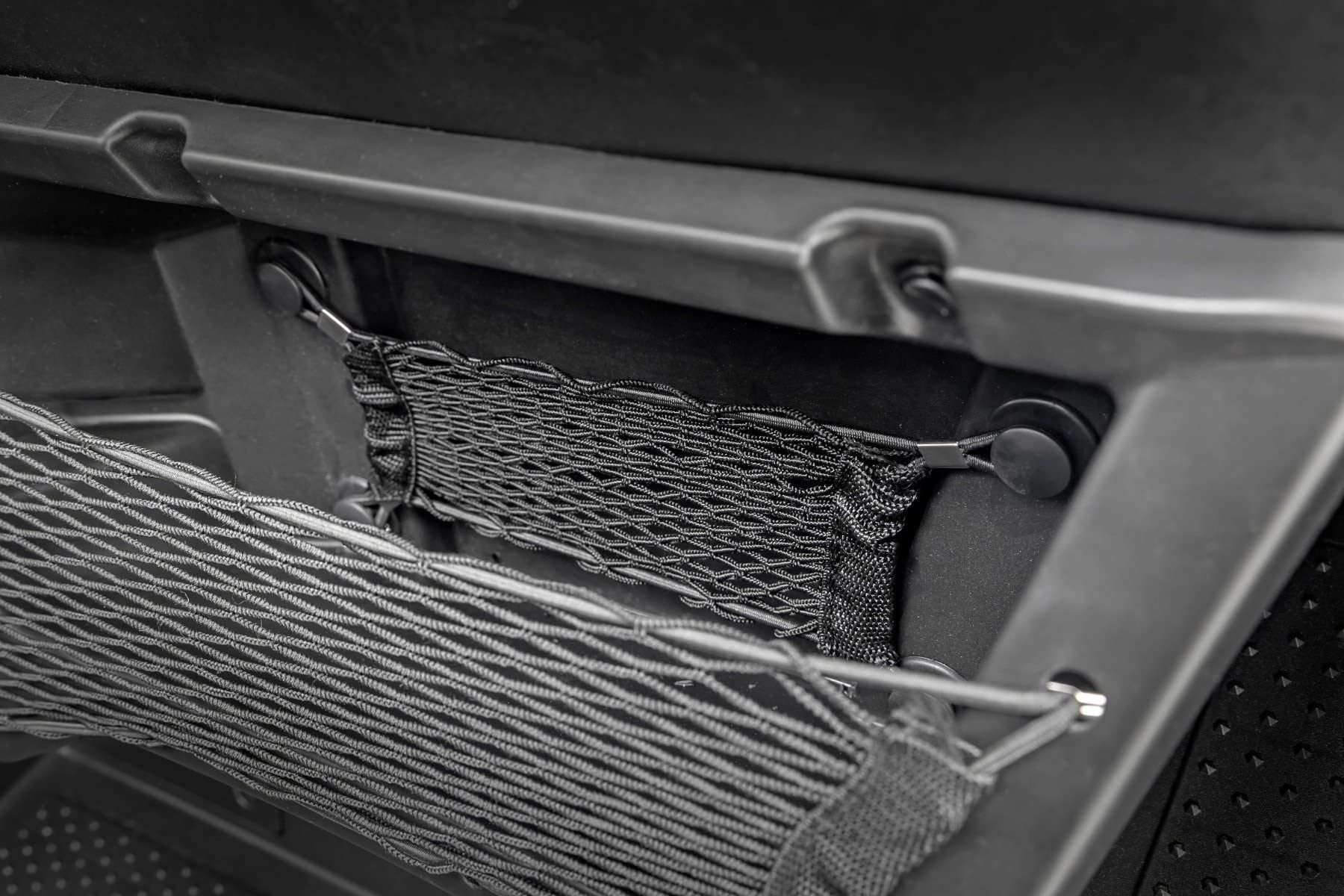 Rough Country Under Dash Storage Tray for Honda Pioneer 1000 (2016-2024) | Durable Interior Organizer for ATV Accessories | Perfect for Tools, Phones & Off-Road Gear Storage