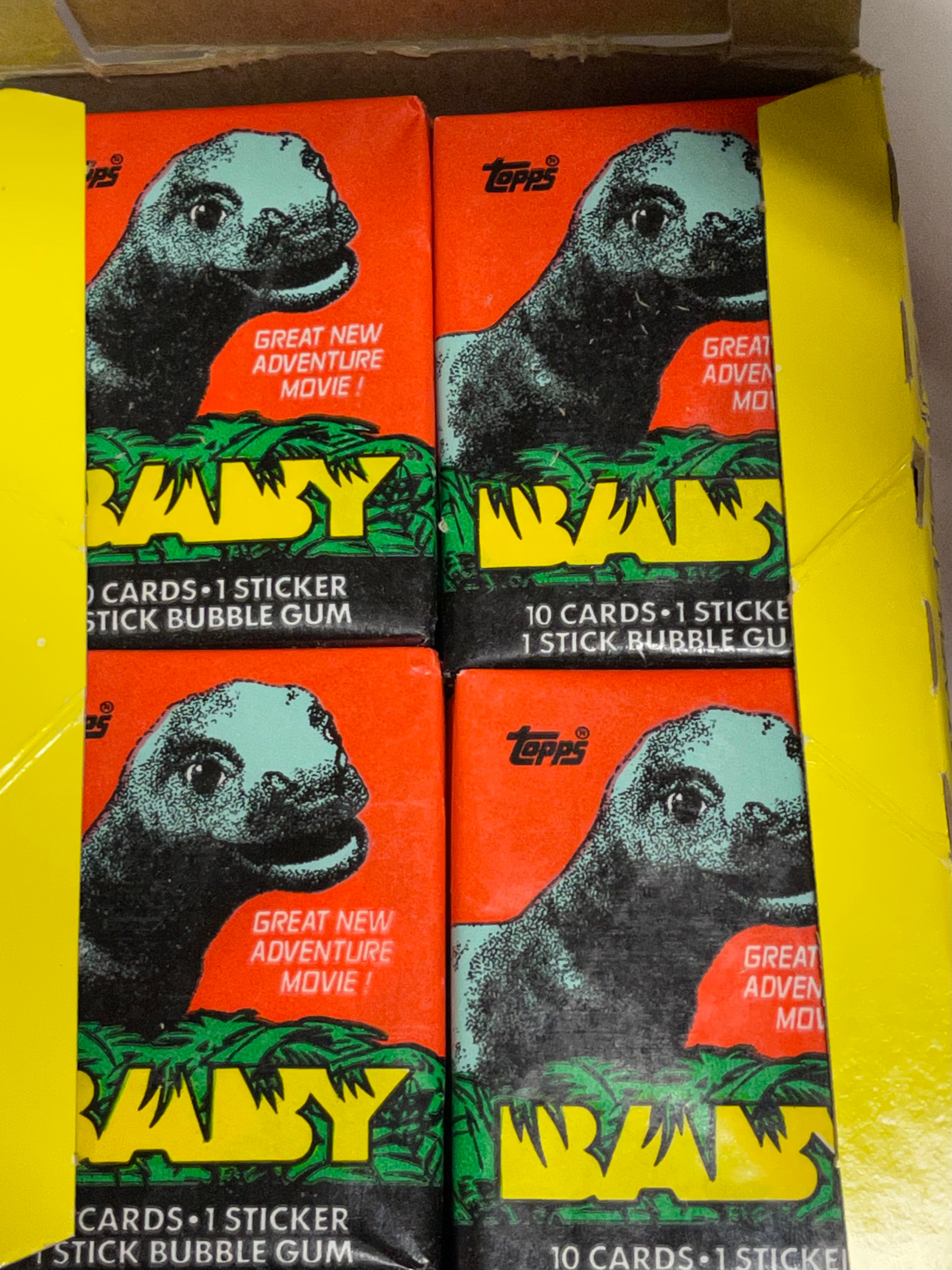 36 Pack Baby Movie Cards Box - 1985 Edition | Perfect for Baby Showers, Birthdays & Collectibles