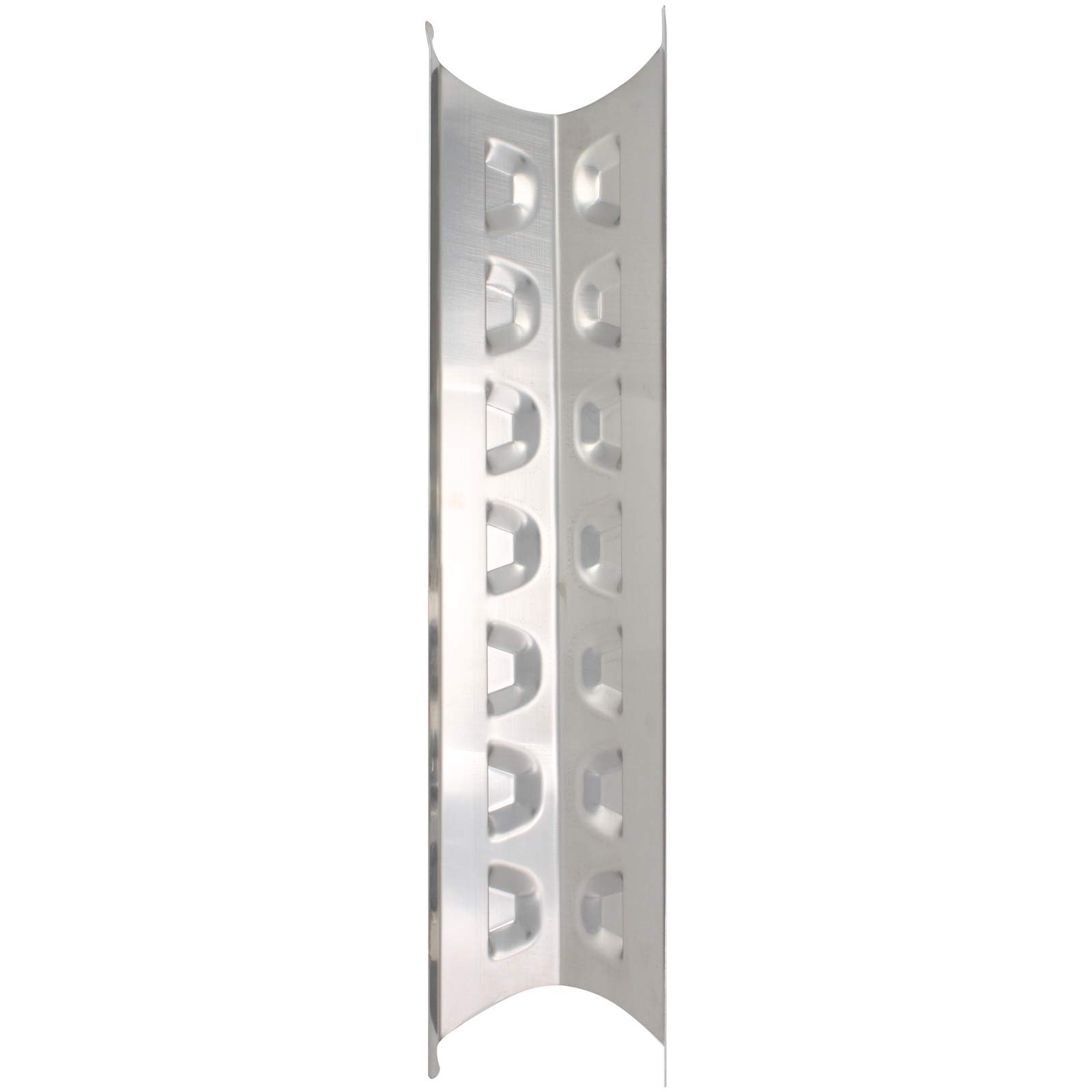 3-Pack Stainless Steel BBQ Grill Heat Shield Plate Tent Replacement Parts for Brinkmann 810-8410-S - Compatible with Barbeque Flame Tamer, Guard, Deflector, Flavorizer Bar & Burner Cover - Perfect for Outdoor Grilling, Backyard BBQ Parties & Camping Cooking