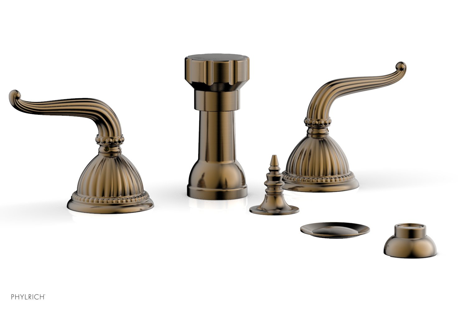 Premium Georgian & Barcelona Style 4-Hole Bidet Faucet Set K4141 - Modern Bathroom Upgrade for Hygiene & Comfort