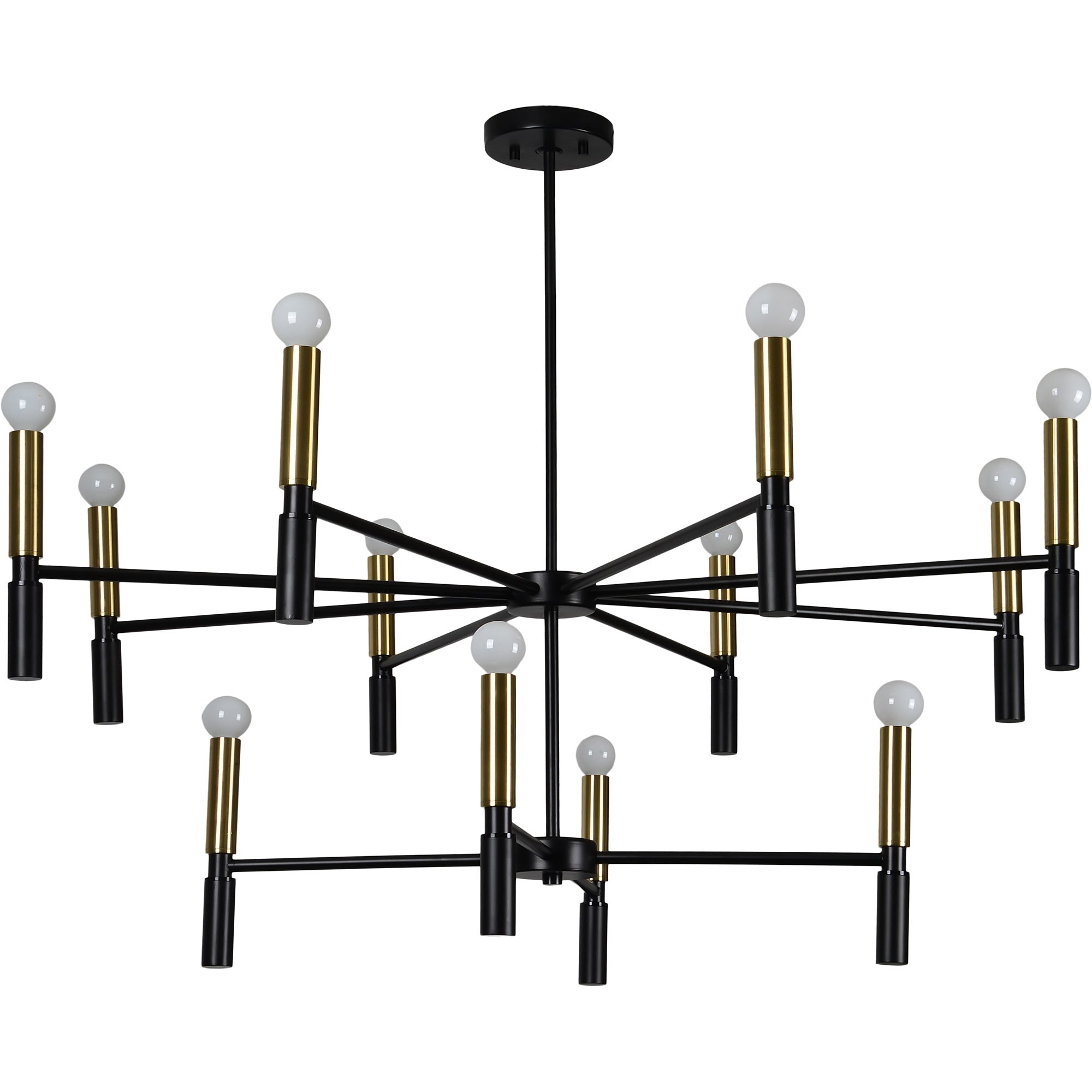 Springfield Chandelier - Elegant Crystal Ceiling Light Fixture for Dining Room & Living Room Decor | Perfect for Home, Wedding, Hotel Lighting
