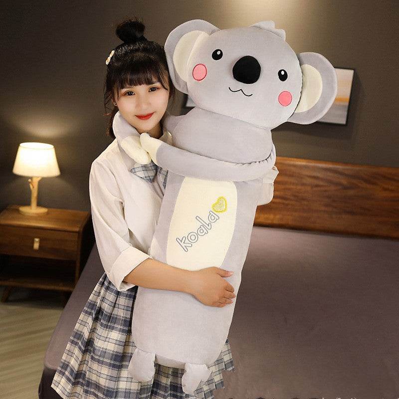 Large Koala Stuffed Plush Toy - Soft Cuddly Animal Pillow for Kids & Adults | Perfect for Nursery Decor, Gift Giving, and Stress Relief