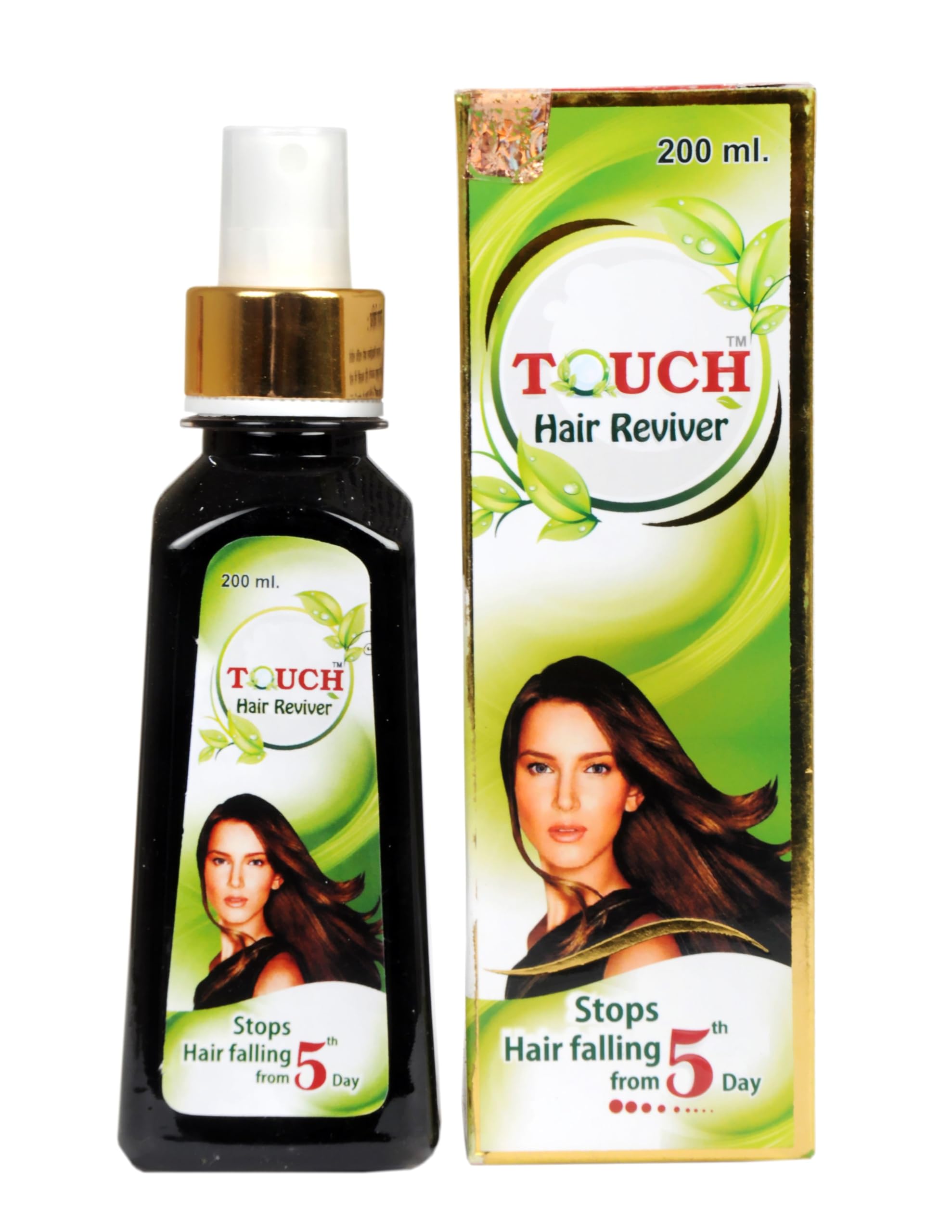 TOUCH HAIR REVIVER - Dry Scalp Treatment & Hair Breakage Reducer for All Hair Types (200ml) | Hydrating Scalp Care & Stronger Hair Growth Solution for Daily Use at Home