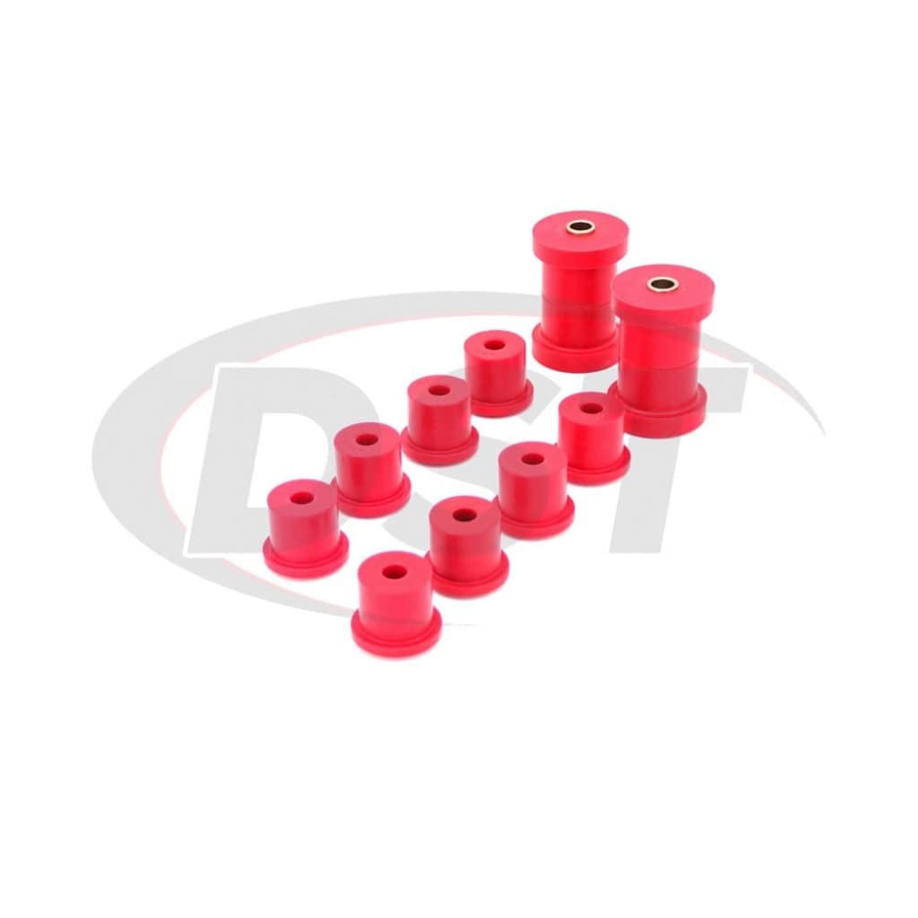 Energy Suspension Mono Leaf Spring Bushings for Chevy Chevy II 1962-1967 - Red (3.2122R) | High-Performance Suspension Upgrade for Classic Car Restoration & Smooth Ride