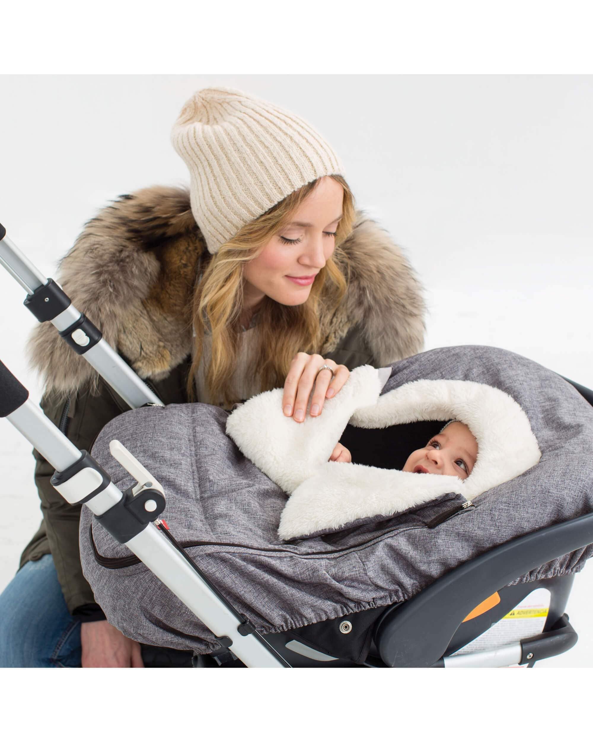 Skip Hop Stroll & Go Car Seat Cover - Waterproof & Universal Fit for Baby Strollers - Perfect for Travel, Shopping & Outdoor Adventures