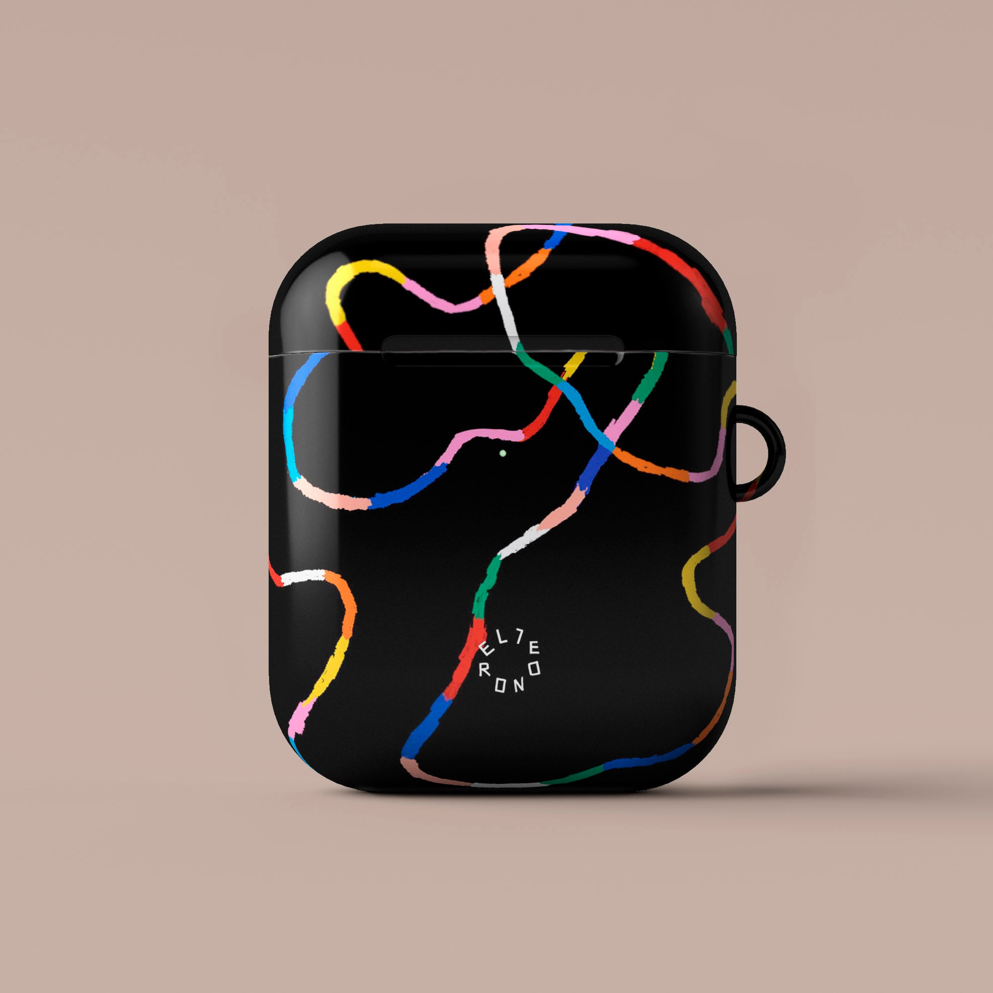 Midnight Rounds AirPods Case - Protective Cover for Apple AirPods 1/2/3/Pro - Shockproof & Scratch Resistant - Perfect for Nighttime Use, Travel & Gym