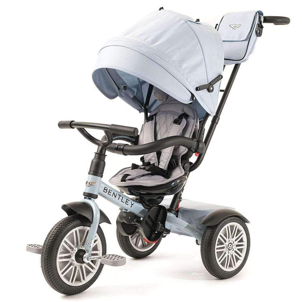 Bentley 6-in-1 Convertible Kids Tricycle - Adjustable Toddler Trike with Parent Push Handle & Canopy - Perfect for Outdoor Play, Park Rides & Learning to Pedal