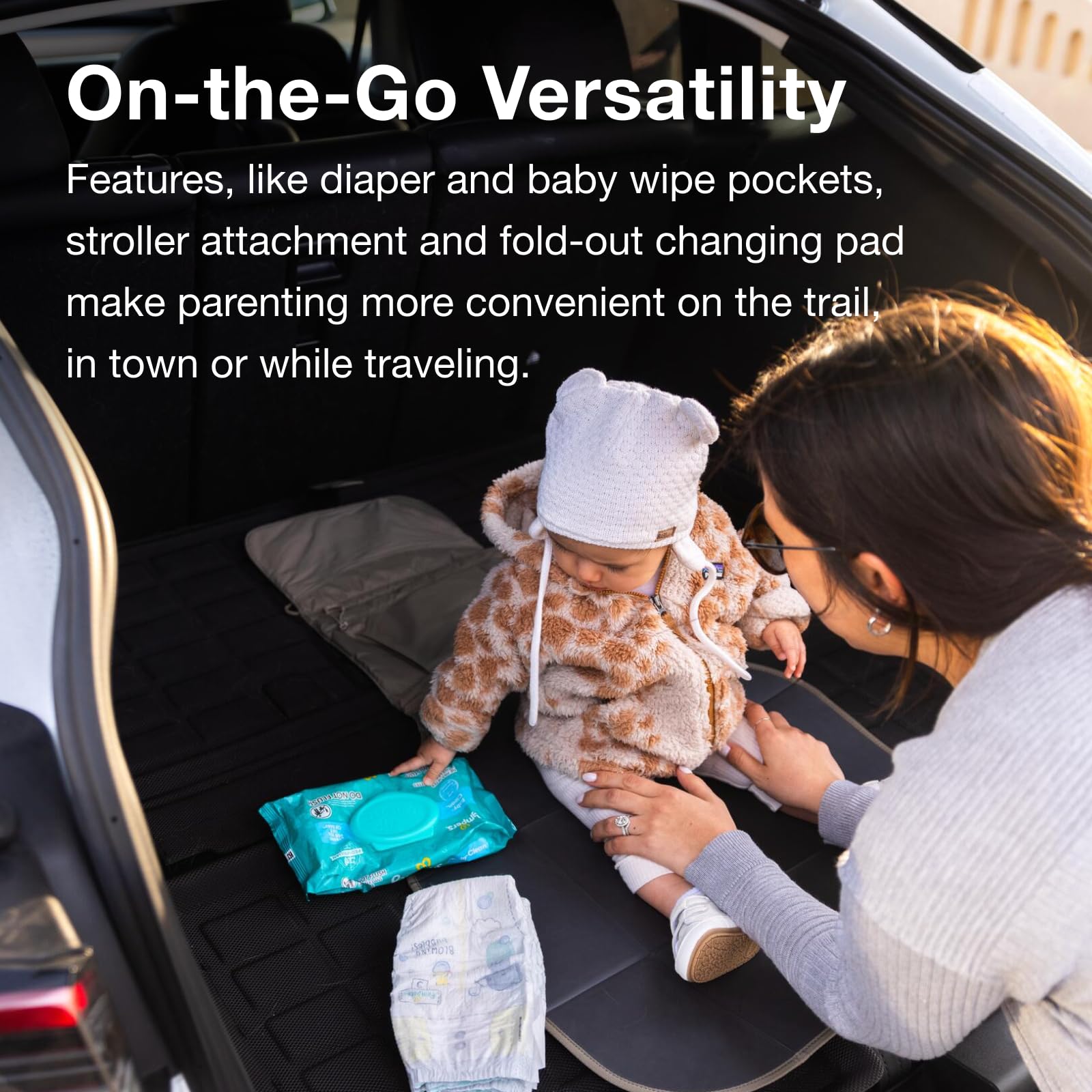 Osprey Poco Baby Changing Pad - Portable, Waterproof & Compact Diaper Changing Mat for Travel, Nursery & On-the-Go Parents