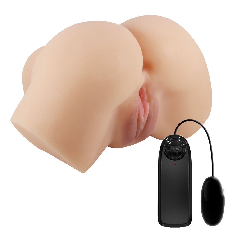 Crazy Bull Hailey Mini Vibrating Masturbator for Women - Dual Stimulation Vagina & Anus Sex Toy - Perfect for Solo Play & Couples Use