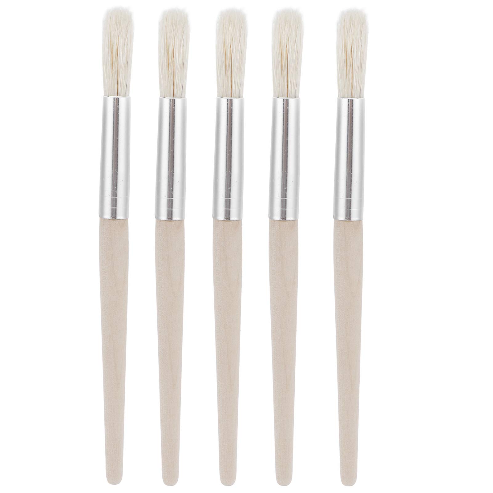 Premium Wooden Handle Coffee Grinder Cleaning Brush Set - 5pcs Barista Tools for Espresso Machine, French Press & Coffee Maker Accessories - Perfect for Home & Cafe Use