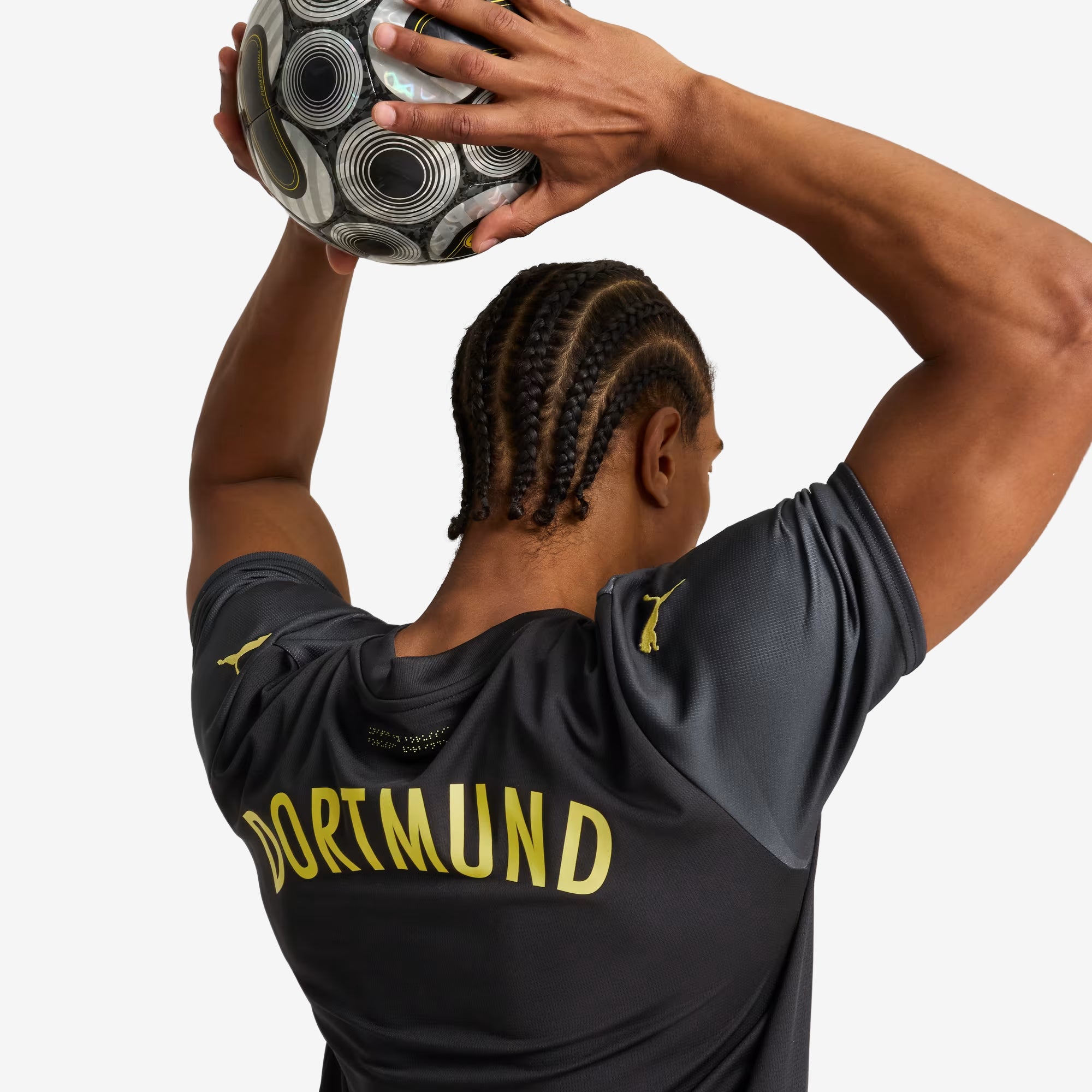 PUMA Borussia Dortmund 2024/25 Stadium Away Jersey - Authentic Football Soccer Shirt for Fans & Players - Perfect for Matchdays, Training & Casual Wear