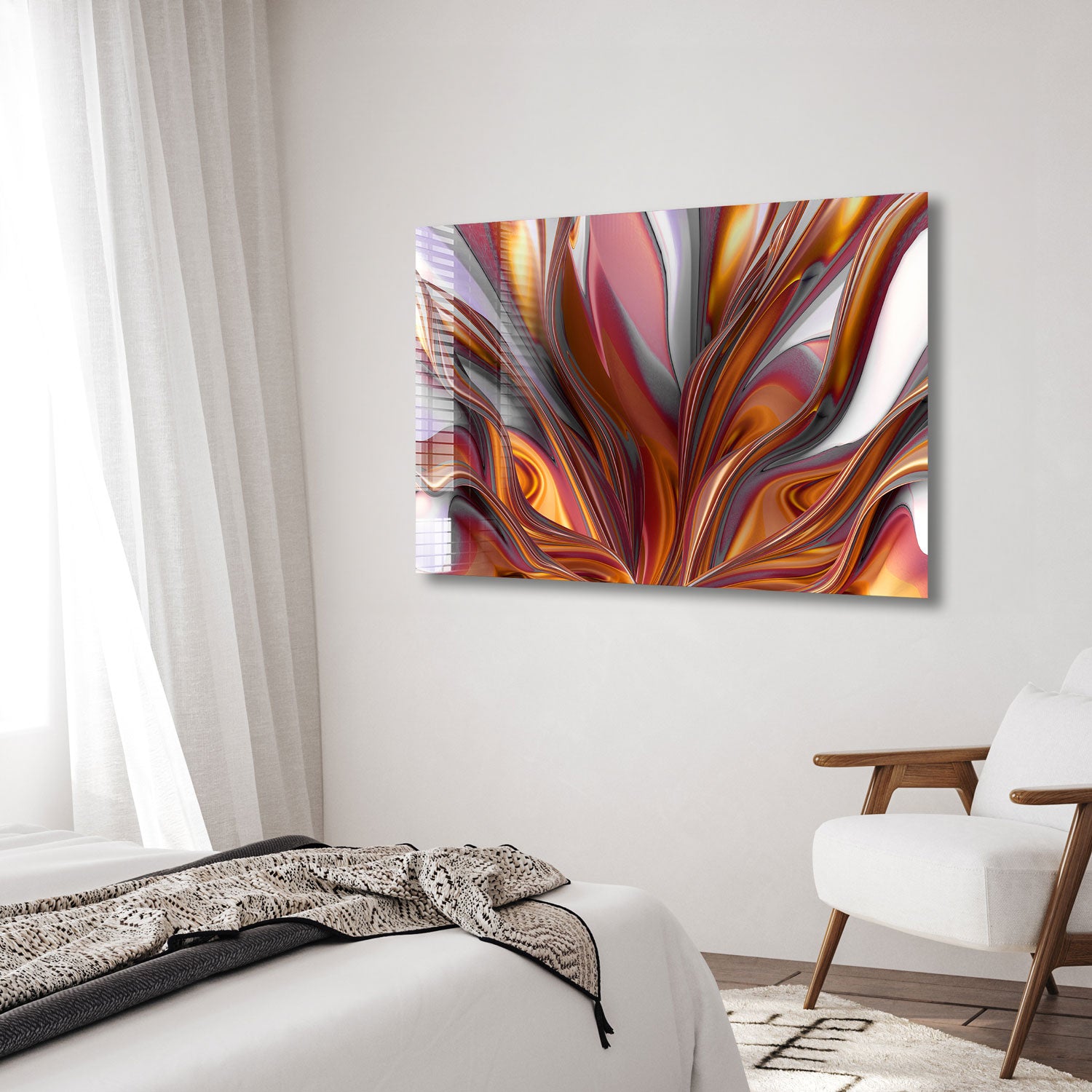 Abstract Roots - Unique Handmade Boho Wall Art Decor for Home & Office - Perfect for Living Room, Bedroom, or Gift Giving