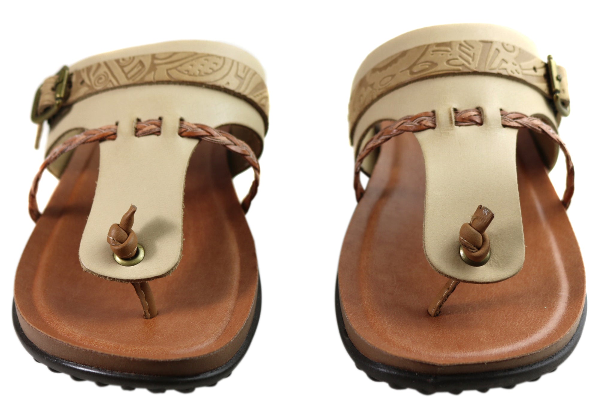 Women's Comfortable Leather Sandals - Handmade in Brazil - Casual Summer Flip Flops for Beach, Travel & Everyday Wear