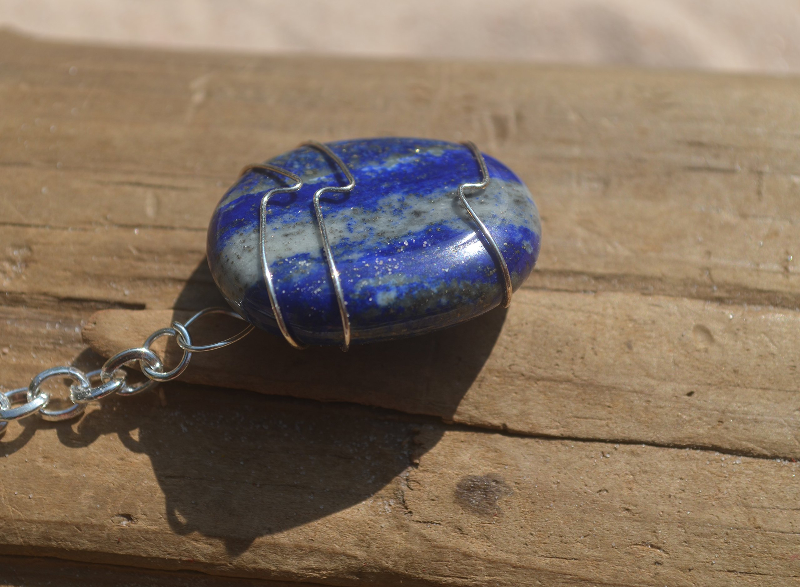 Handmade Lapis Lazuli Stone Wire Wrapped Bookmark - Elegant Book Accessory for Readers & Book Lovers - Perfect Gift for Bookworms, Birthday & Special Occasions