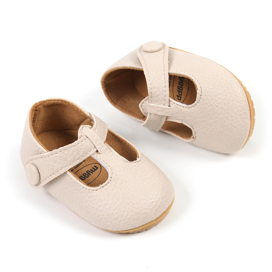 Baby Girls Soft Sole Mary Jane Shoes for Infant Toddler - First Walkers, Prewalkers, Crib Shoes - Comfortable Flat Princess Shoes for Wedding, Party & Special Occasions