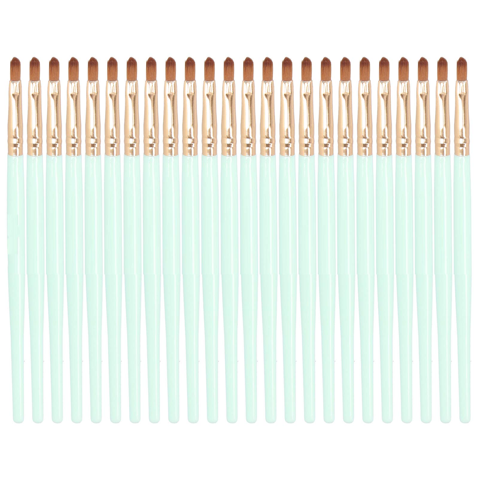24pcs Portable Lip Brush Set - Reusable Lip Gloss Wands & Lipstick Applicator Makeup Brushes for Precise Application | Perfect for Home Use, Travel Makeup Kit & Gift Giving