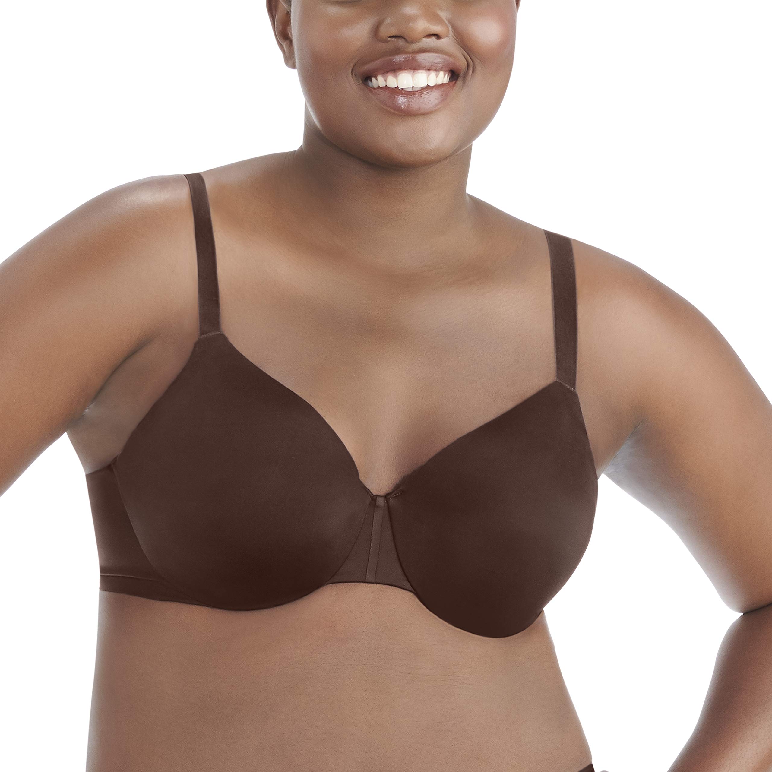 Vanity Fair Women's Nearly Invisible Full Figure Underwire Bra 76207 - Comfortable Support for Everyday Wear, Work & Special Occasions