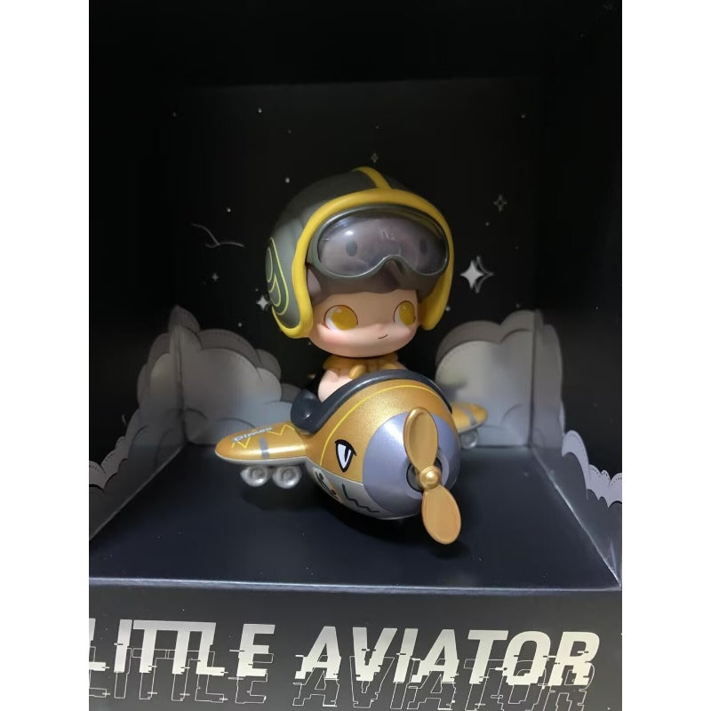 DIMOO Little Aviator Limited Edition Collectible Figure - Cute Cartoon Character Statue for Home Decor, Office Display & Gift Giving