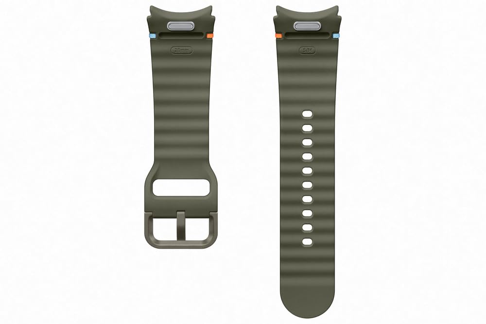 Samsung Galaxy Watch7 Sport Band Small/Medium - Green Strap for Active Lifestyle | Fitness Tracker Compatible | Swimming, Running & Workout Accessory