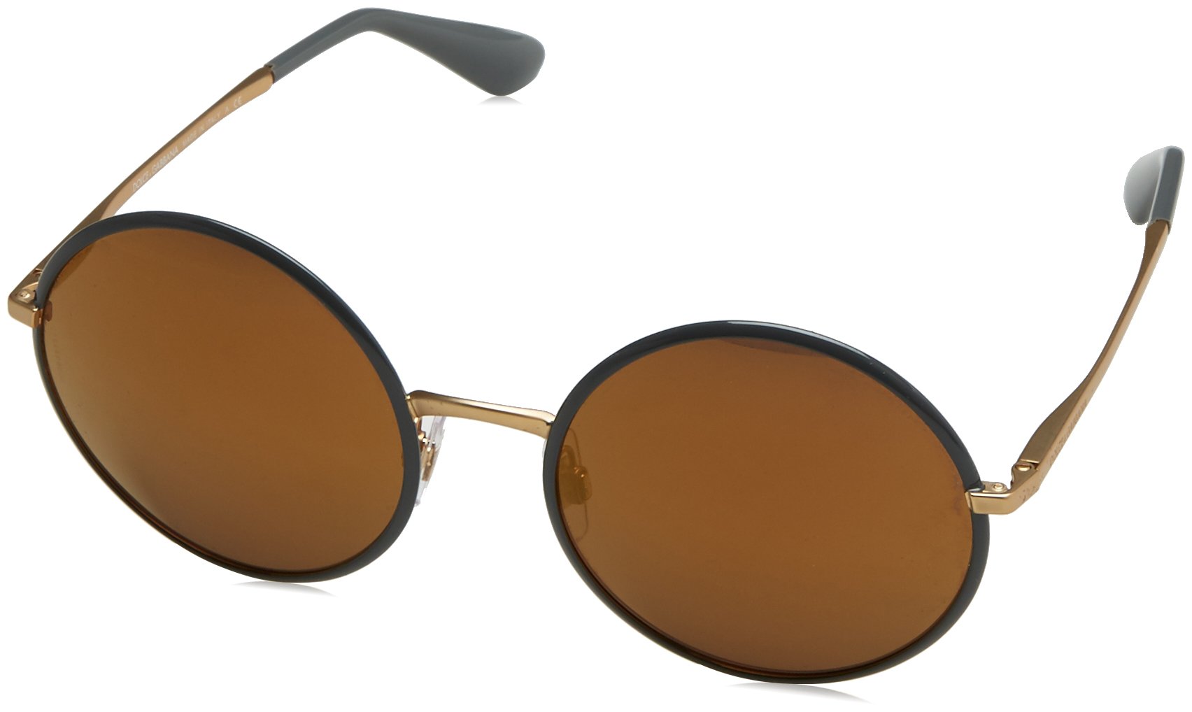 Dolce & Gabbana Women's Square Metal Frame Sunglasses for Women - Fashion UV Protection Shades for Beach, Driving & Outdoor Activities