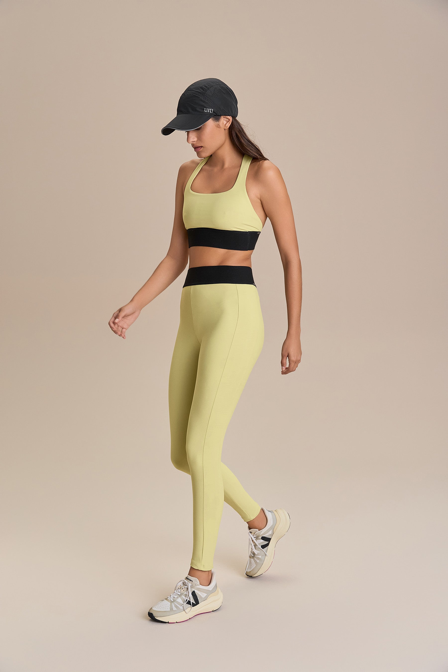 Premium Matcha Green Tea Racerback Sports Bra - High Support Workout Top for Yoga, Running & Gym - Breathable & Moisture Wicking Activewear