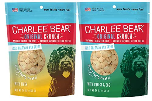 Charlee Bear Natural Dog Treats Variety Pack (2 Pack) - Healthy Grain-Free Snacks for Small, Medium & Large Dogs - Perfect for Training, Rewards & Travel