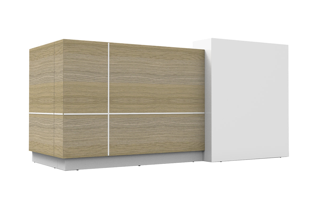 Modern Reception Counter with Sleek Design - Perfect for Office Lobbies, Hotel Front Desks & Business Entrances | Durable & Stylish Workspace Solution