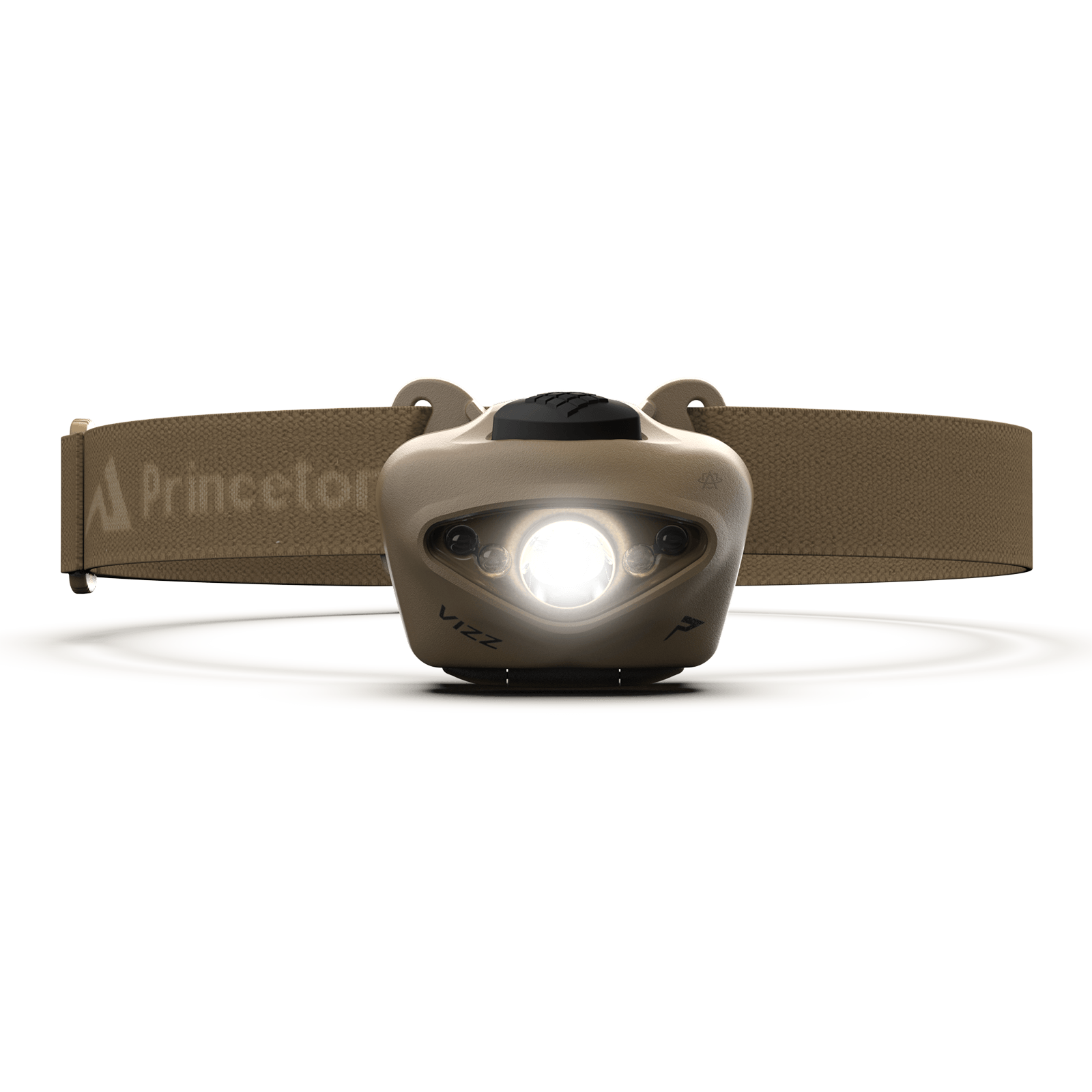Princeton Tec Vizz 550 RGB MPLS Headlamp - 550 Lumens Ultra-Bright LED Light with 33-Hour Runtime - Perfect for Camping, Hiking, Running & Outdoor Adventures