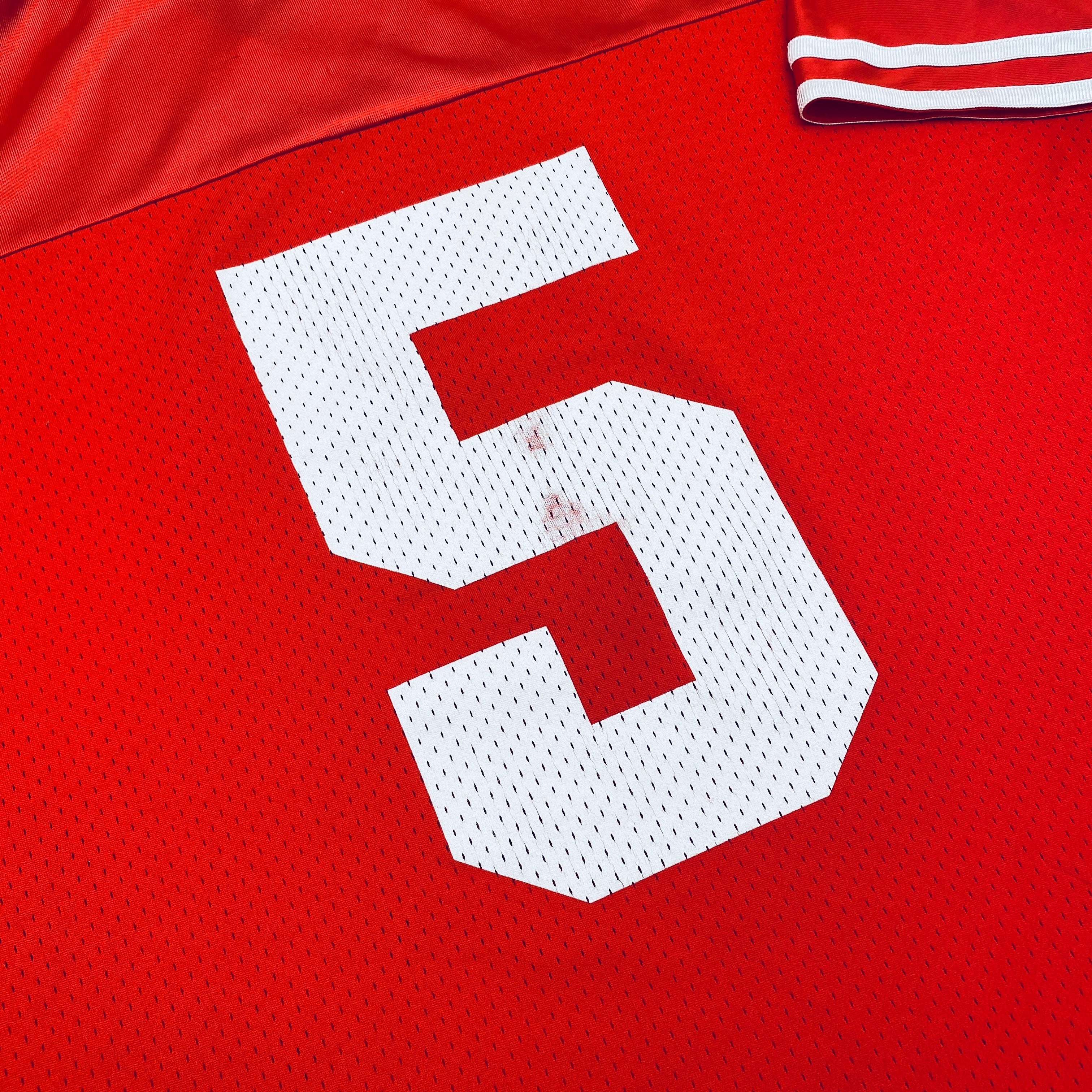 Adidas Wisconsin Badgers #5 Brooks Bollinger Jersey XL - Official College Football Fan Gear for Game Day & Tailgating