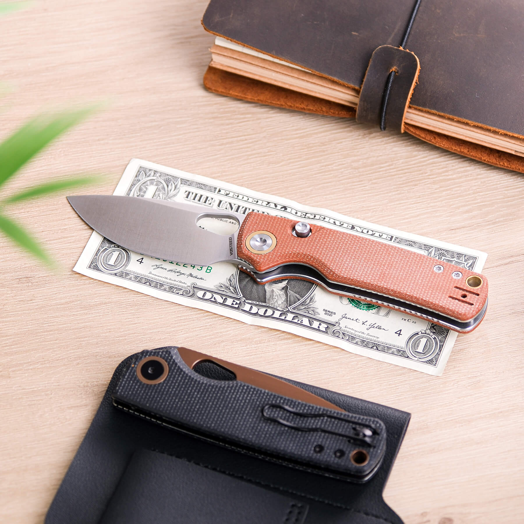 Porcupine Top Liner Lock Folding Knife - 2.99