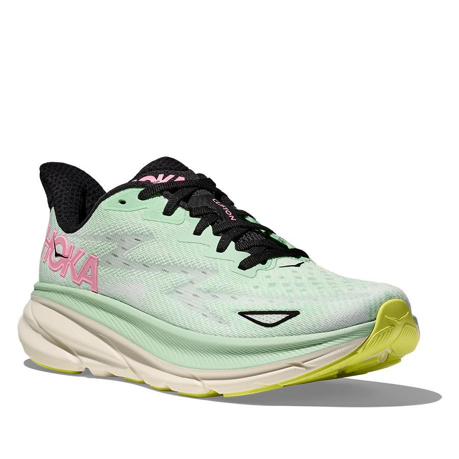 HOKA Women's Clifton 9 Running Shoes - Lightweight Cushioned Sneakers for Road Running, Walking & Gym Workouts