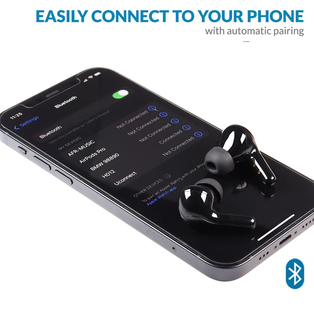 Neosonic BT-Pods Bluetooth Hearing Aids for Seniors & Adults - Rechargeable Hearing Amplifier with Noise Reduction, Wireless Music Streaming & Hands-Free Phone Calls - Perfect for TV Watching, Outdoor Activities & Daily Communication