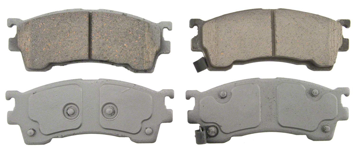 Wagner ThermoQuiet QC637 Ceramic Disc Brake Pad Set - Low Noise & High Performance Brake Pads for Cars, Trucks & SUVs | Perfect for City Driving & Highway Commuting