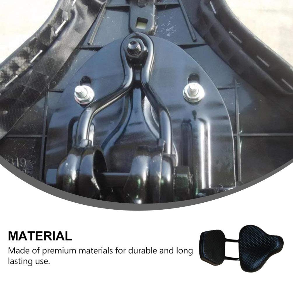 BESPORTBLE Comfortable Bicycle Saddle with Backrest - Wide Mountain & Road Bike Seat, Breathable Injection Molded Cycling Saddle Pad for Men & Women - Perfect for Long Distance Riding, Commuting, and Outdoor Adventures