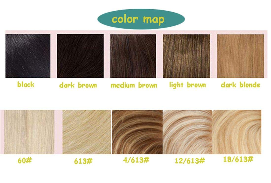 LXUE Silk Base Human Hair Topper for Women with Thinning Hair - 16