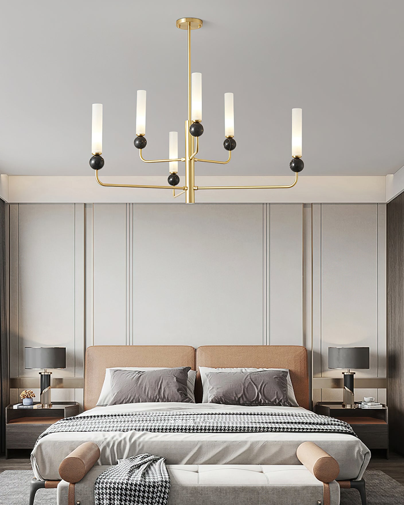 Delie Crystal Chandelier - Elegant Modern Ceiling Light Fixture for Dining Room, Bedroom & Living Room | Perfect for Home Decor, Wedding & Luxury Interior Lighting