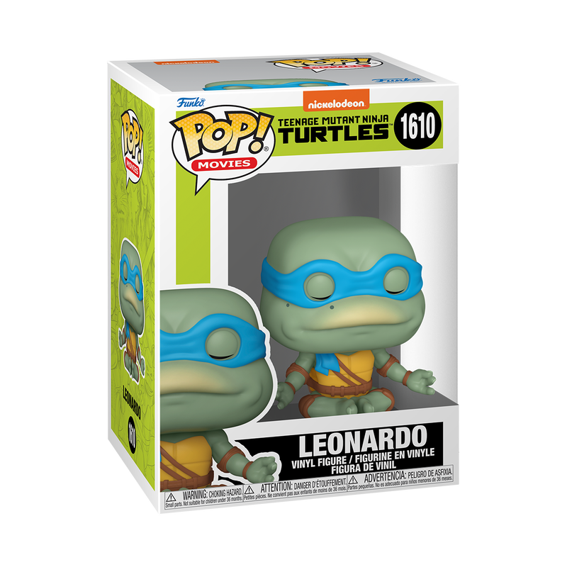 Funko Pop! Movies: Teenage Mutant Ninja Turtles (TMNT) Leonardo #1610 Collectible Vinyl Figure with Protector Case - Perfect for TMNT Fans, Pop Culture Collectors, and Home/Office Display